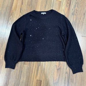 Oasis navy sequin sparkle sweater size XL
